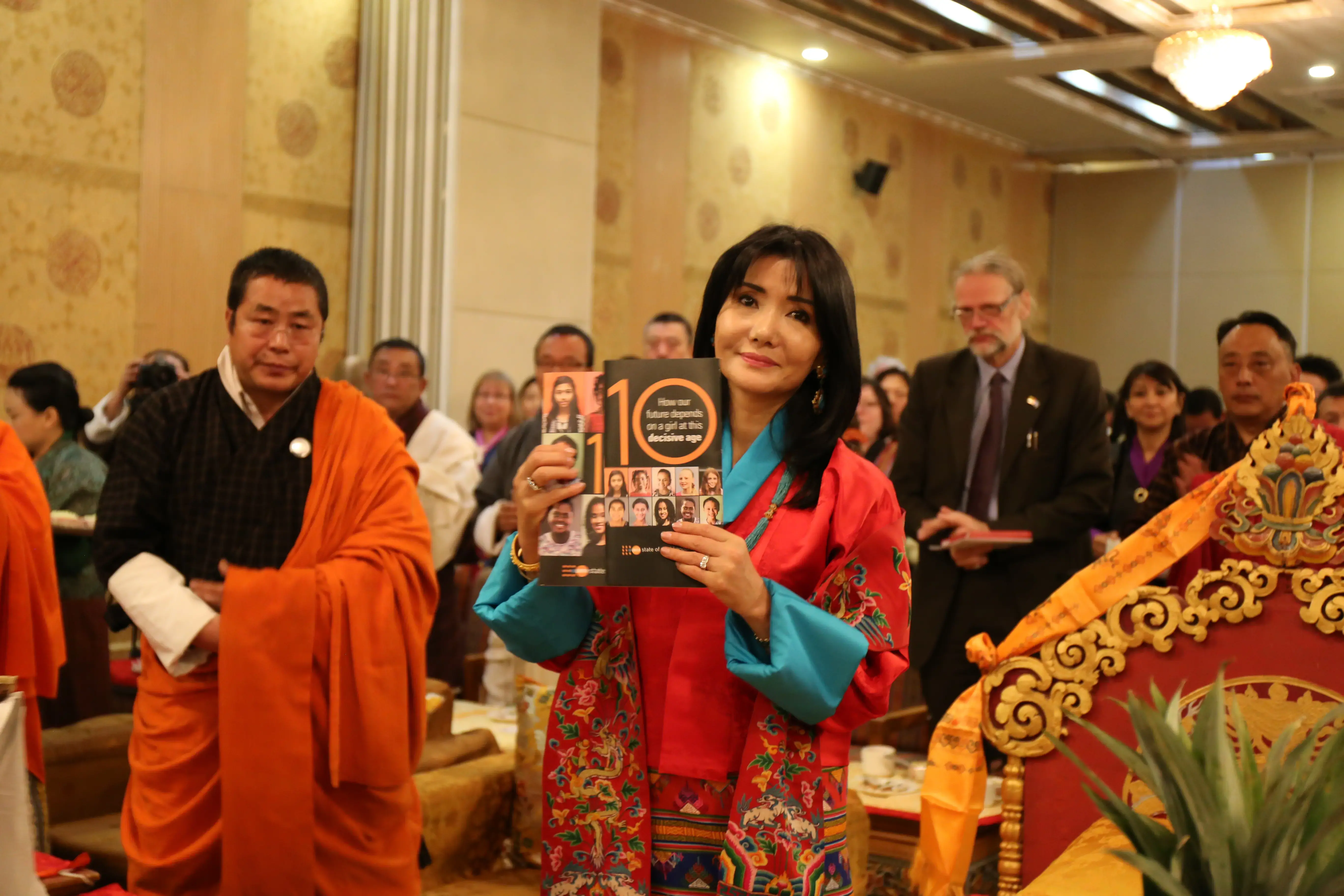 Her Majesty the Queen Mother Sangay Choden Wangchuk, UNFPA Goodwill Ambassador launches the State of World Population 2016