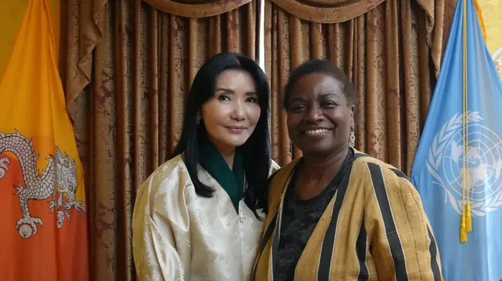 Her Majesty the Gyalyum Sangay Choden Wangchuck met with Dr. Natalia Kanem, the Executive Director of UNFPA in New York 