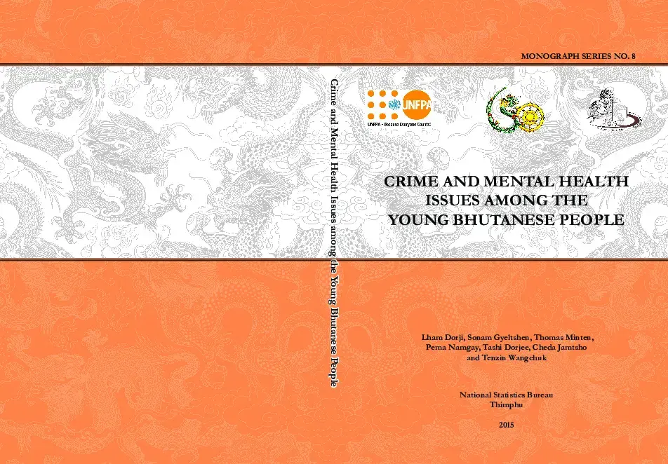 Crime and Mental Health Issues among the Young Bhutanese People